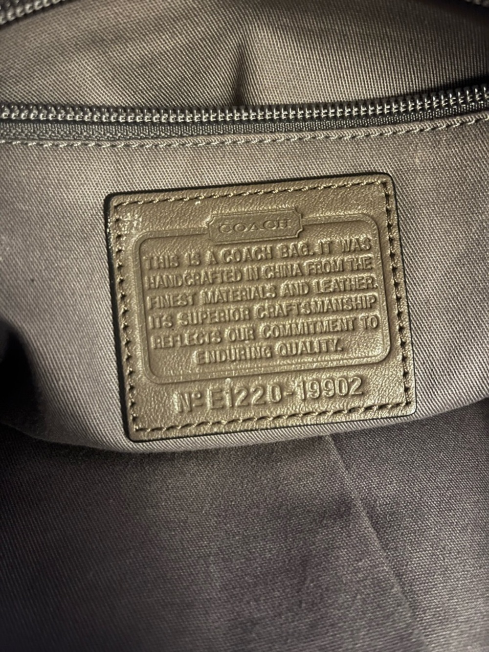 Coach Legacy Rory Two-Tone grey and Black Satchel - Picture 2 of 16
